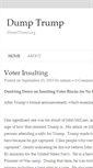 Mobile Screenshot of dumptrump.org